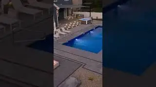 Modern Poolscape #hardscapementor
