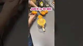 How to Make Fresh Juice in 10 Seconds 🍊