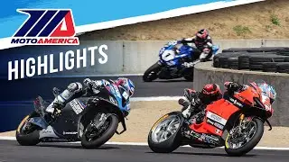 MotoAmerica Medallia Superbike Race 3 Highlights at Laguna Seca 2023