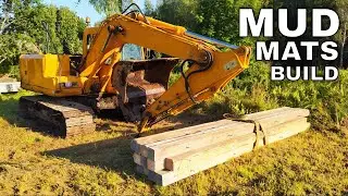 Building Mud Mats for Excavator