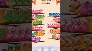 Bird Sort 2 Level 234 Solution | #birdsort #birdsortpuzzle #birdsortcolorpuzzle #birdsortcolor