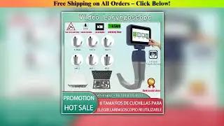 Mexico warehouse delivery 3.5 inch touch screen Video Laryngoscope Reusable Sterilizable Blades