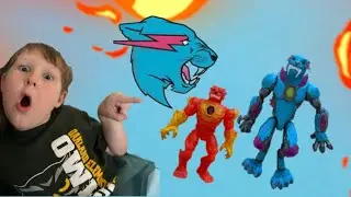 MrBeast Labs Fight! @MrBeast #toys #fighting #funny #fyp #mrbeast #subscribe #kids #play 