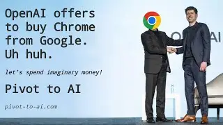 OpenAI offers to buy the Chrome web browser from Google. Uh huh.