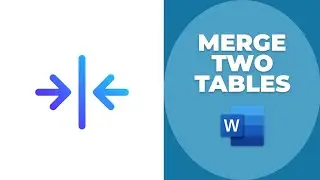 How to merge two tables in word