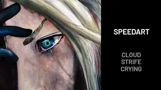 SPEEDART - Cloud Strife crying (FF7R fanart timelapse)