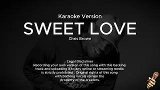 Chris Brown - Sweet Love (Karaoke Version)
