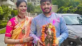 Full masti on Ganpati visarjan🥰Emotional moment for family#visarjan#ganesh#2025 #devotional#fyp#asmr