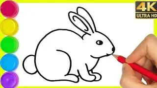 easy rabbit🐇🐰drawing for kids|rabbit drawing easy step by step|rabbit drawing easy realistic