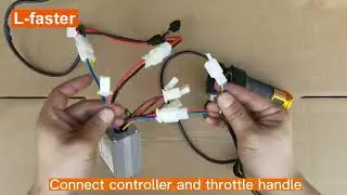 L-faster V brake bike electric conversion kit installation instruction