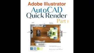 Adobe Illustrator: AutoCAD Floor Plan Rendering 1