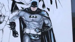 How to color with Copics Part 1 Batman