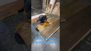 Basic Coatings HyperTone Stain! #colors #gymflooring #floorcoating #beautiful #design #satisfying