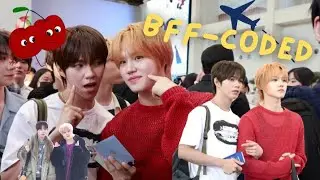 AHOF JL & Juwon Breaking All Personal Space Rules at the Airport