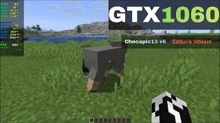 GTX 1060 Minecraft Benchmark:1080p&Shaders