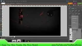 Background Speed Art for ShamefulSpark ► Tron Nation Design