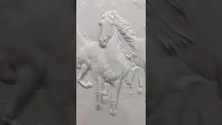 Horse Design Wall Cladding in Natural Stone