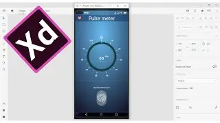 Adobe XD Tutorial 1- Pulse Meter App | Nahid Ferdous | https://nahidferdous.com/