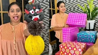 Unboxing Gifts 🎁🎁 House Warming Gifts 🎁 Meghna Vincent