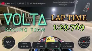 Omni Karting Circuit - 1:29.769 Lap Time - Haider Bijarani (Volta Racing Team)