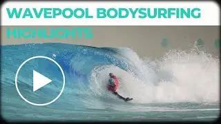 Bodysurfing the Wave Pool at Urbnsurf Sydney.