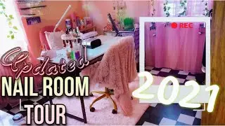UPDATED! ✨ Nail Room Tour 2021 | @nailsby.ten | Teni Ciel