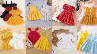 Latest summer dresses for baby girls cotton frock design for baby girl