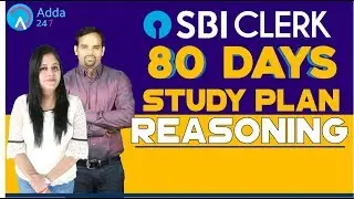 SBI CLERK PRE | 80 Day Study Plan (REASONING)