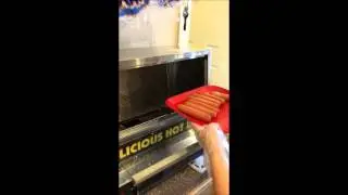 How to set up the hot dog machine