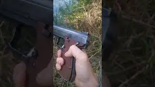 Norinco 77B my first shots #9mm #pistol #gun #ammo #norinco #fun #shooting #fyp #shorts