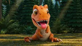 Zazu and the Volcano - Funny Dinosaur Cartoon for Families