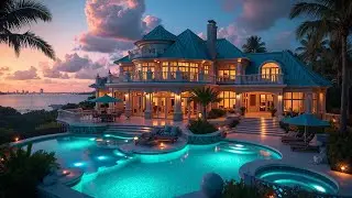 Luxury Oceanfront Mansion Tour | Sunset Views & Infinity Pool 🌅✨