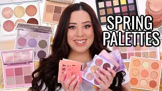 BEST EYESHADOW PALETTES FOR SPRING! Lots of Drugstore & Affordable Options