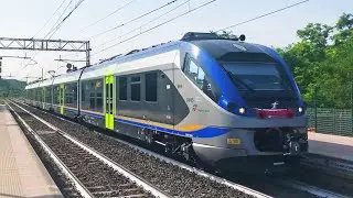 Treno Alstom ETR.425 Jazz Trenitalia Regionale in transito alla stazione ferroviaria Roma Val D'Ala