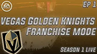 Season 1 LIVE | NHL 21 | Vegas Golden Knights Franchise Mode Ep 1