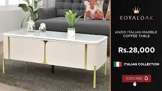 Royaloak | Anzio Italian Marble Coffee Table