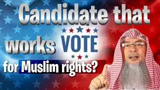 Voting in Democracy & Can we vote for a candidate who will work to help Muslims get their rights
