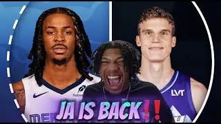 JA CLUTCH IN FIRST GAME BACK‼️ Grizzlies Jazz 24-25' season