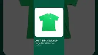 LRG T-Shirt Adult Size Large Short Sleeve Cotton Standard Fit Green