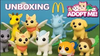 FULL COLLECTION UNBOXING 🔥 Adopt Me! Happy Meal Toys 2025 😱✨