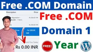 Free .COM Domain For 1 Year + Free Hosting 2021 | WebRapidHost | Free .COM Domain 2021 |Free Hosting