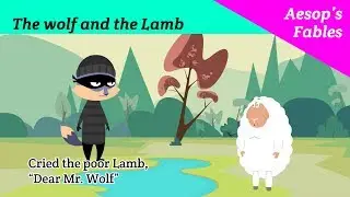 Aesop's Fable | The Wolf and Lamb | with English subtitles