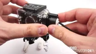 Obudowa z zasilaniem SJ5000 - sposób montażu / SJ5000 powered watercase assembly tutorial