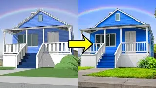 10 Cartoon Houses vs Real Life 🏠✨ | AI Transformation