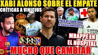 💥PALO de COURTOIS a ANCELOTTI - XABI ALONSO tras el EMPATE - MBAPP&Eacute; HOSPITALIZADO
