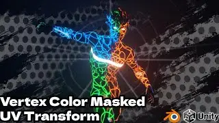 Learning Vertex Color UV Transform! Unity Shadergraph