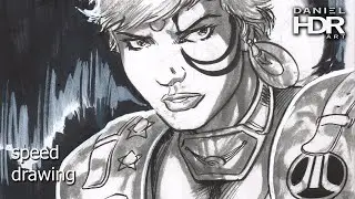 Speed Drawing ❖ Dart (Atari Force)