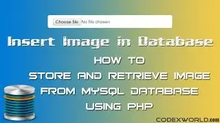 Store and Retrieve Image from MySQL Database using PHP