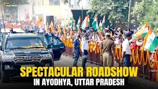 Live - Prime Minister Narendra Modi holds a Roadshow in Ayodhya, Uttar Pradesh