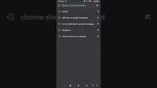 How to add shortcuts to Chrome Homepage mobile #ChromeHelp #Tips&Tricks